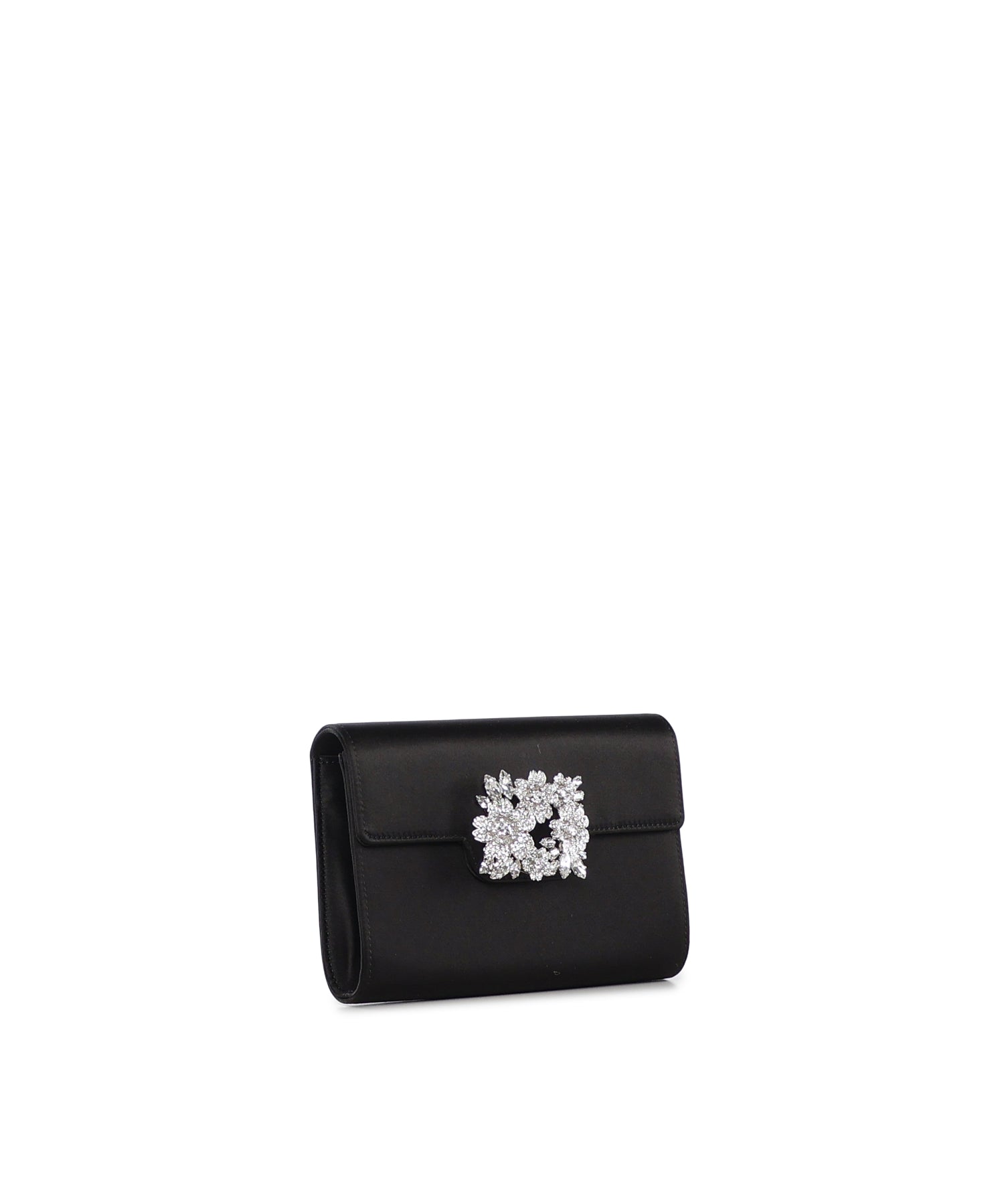 Pochette mini Efflorescence in raso RBWANVD0100RS0 B999 ROGER VIVIER 