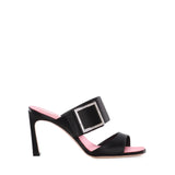 Mule Trompette in raso RVW45244410RS0 B999 ROGER VIVIER 