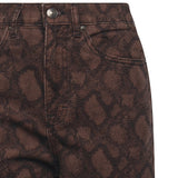 Jeans dritti con stampa all-over 115000 3074 ROTATE 