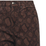 Jeans dritti con stampa all-over 115000 3074 ROTATE 