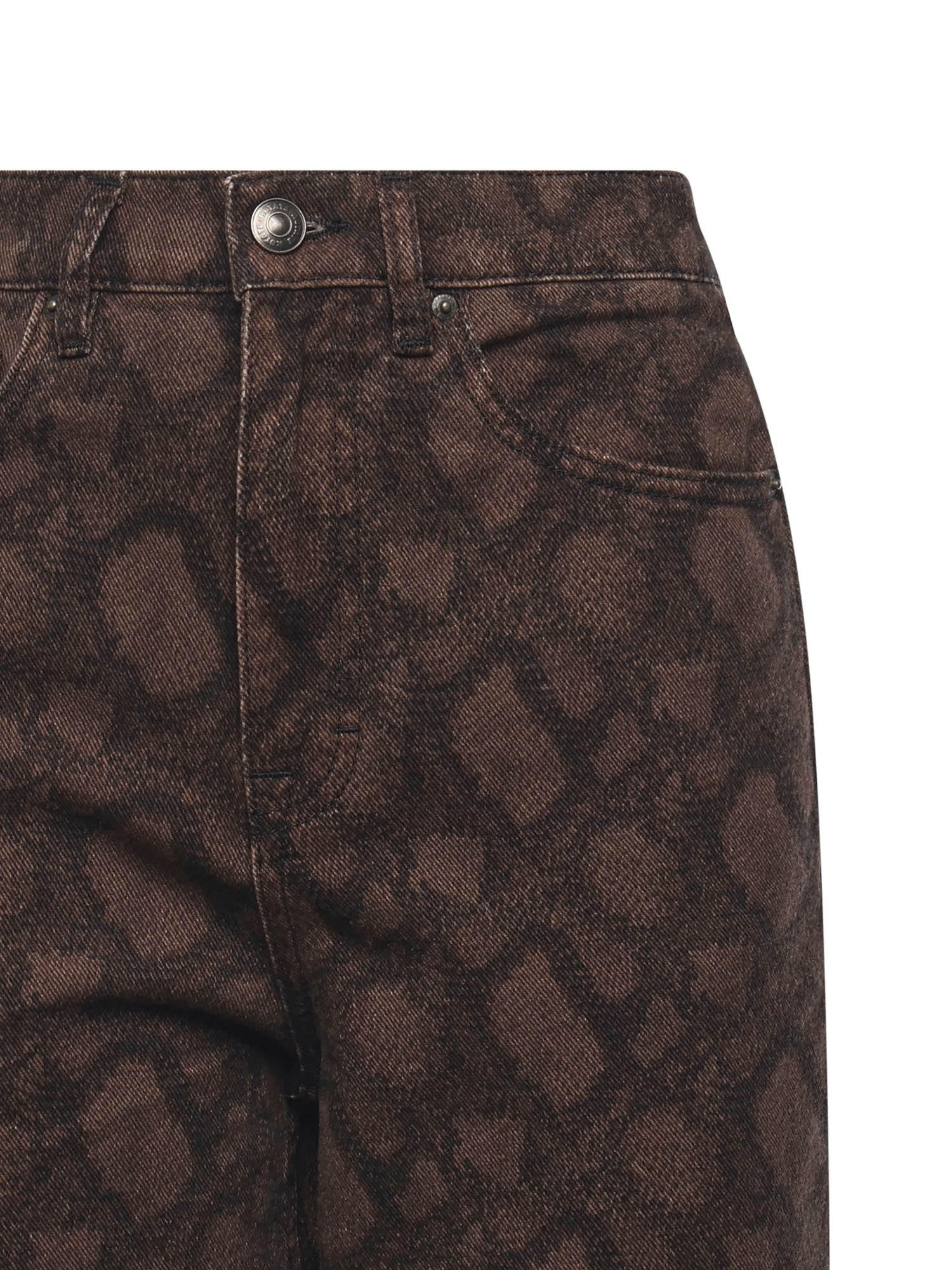 Jeans dritti con stampa all-over 115000 3074 ROTATE 