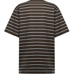 T-shirt in jersey di cotone a righe 115318 2476 ROTATE 