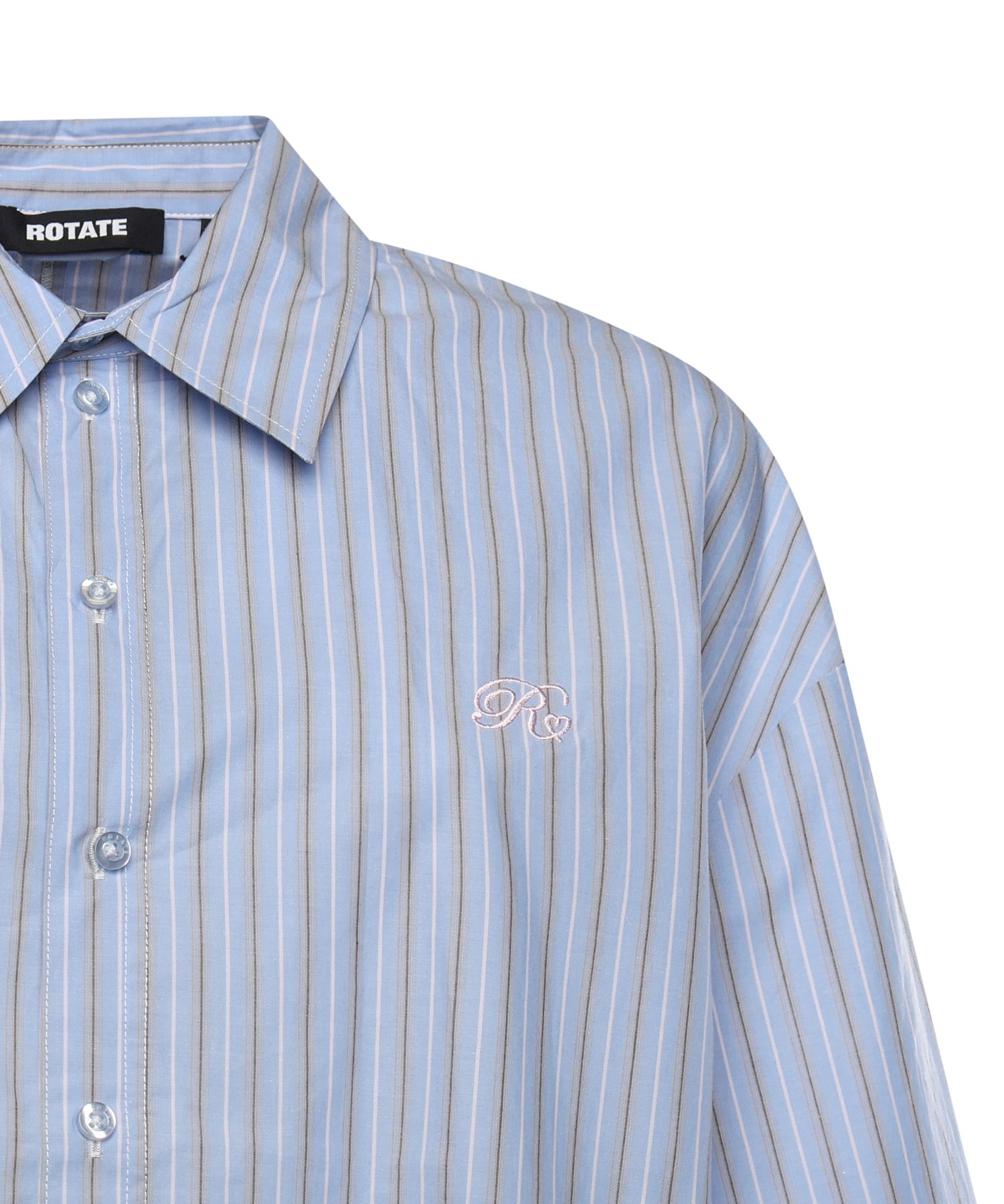 Camicia in popeline di cotone<BR/> 115366 3082 ROTATE 