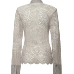 Camicia floreale in rete<BR/> 115704 039 ROTATE 