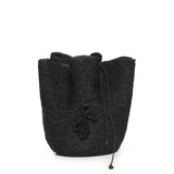 Borsa a spalla reversibile HatBag in rafia BBCT033SS26  RUSLAN BAGINSKIY 