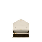 Pochette con catena Cassandre in pelle grain de poudre 377828 BOW019207 SAINT LAURENT 