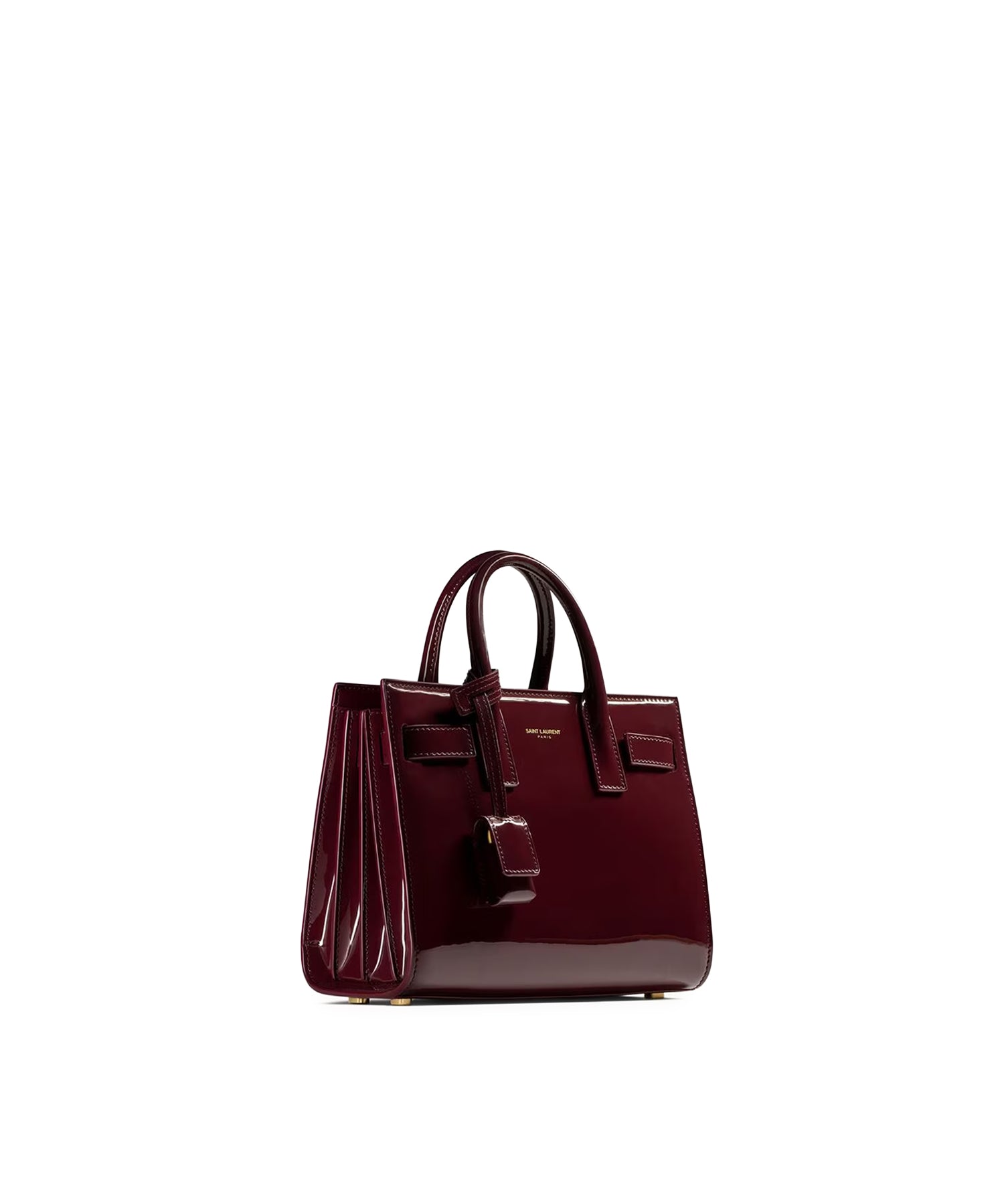 Borsa Sac de Jour in pelle verniciata - Nano 398711 B870W6413 SAINT LAURENT 