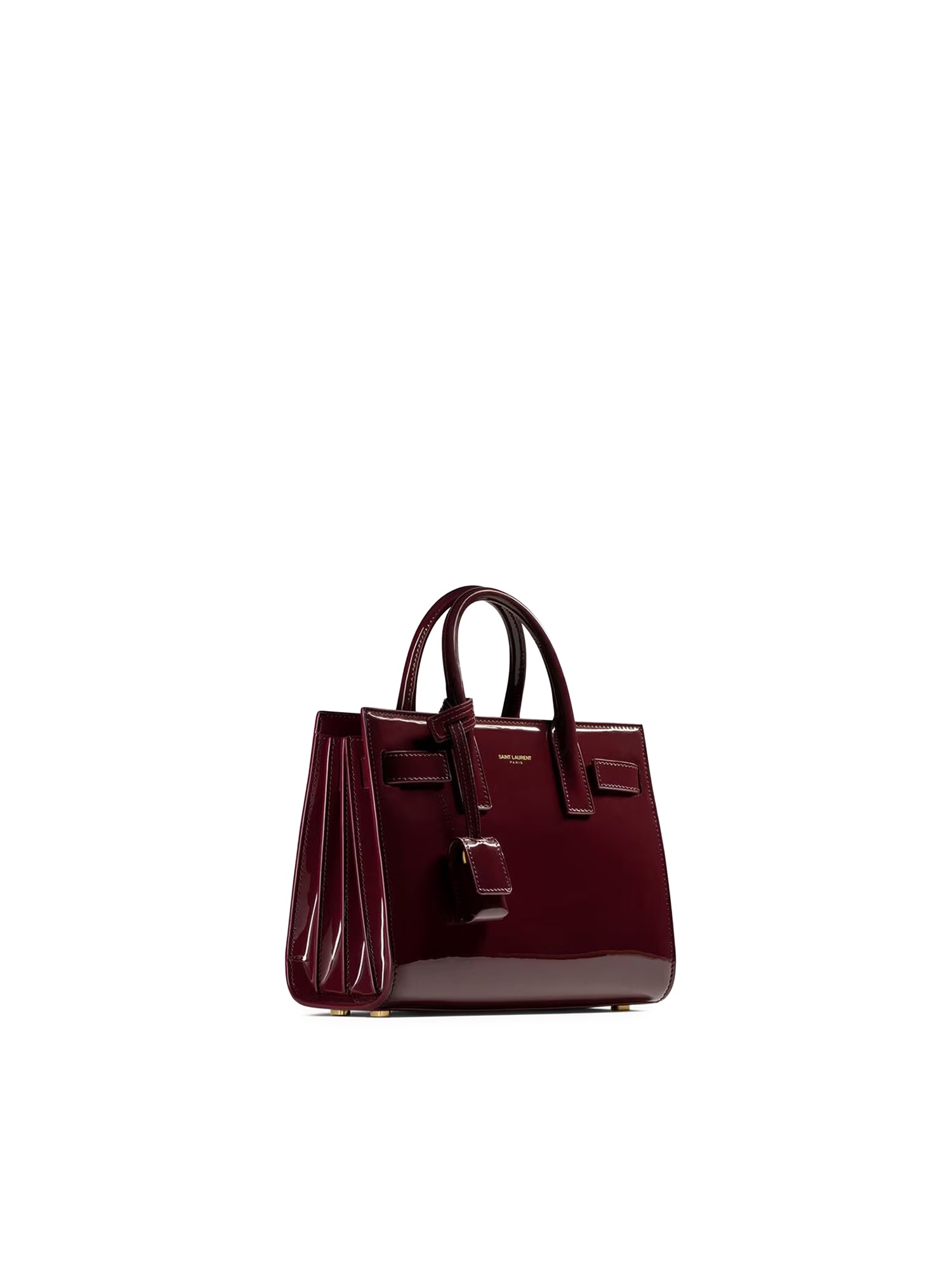 Borsa Sac de Jour in pelle verniciata - Nano 398711 B870W6413 SAINT LAURENT 