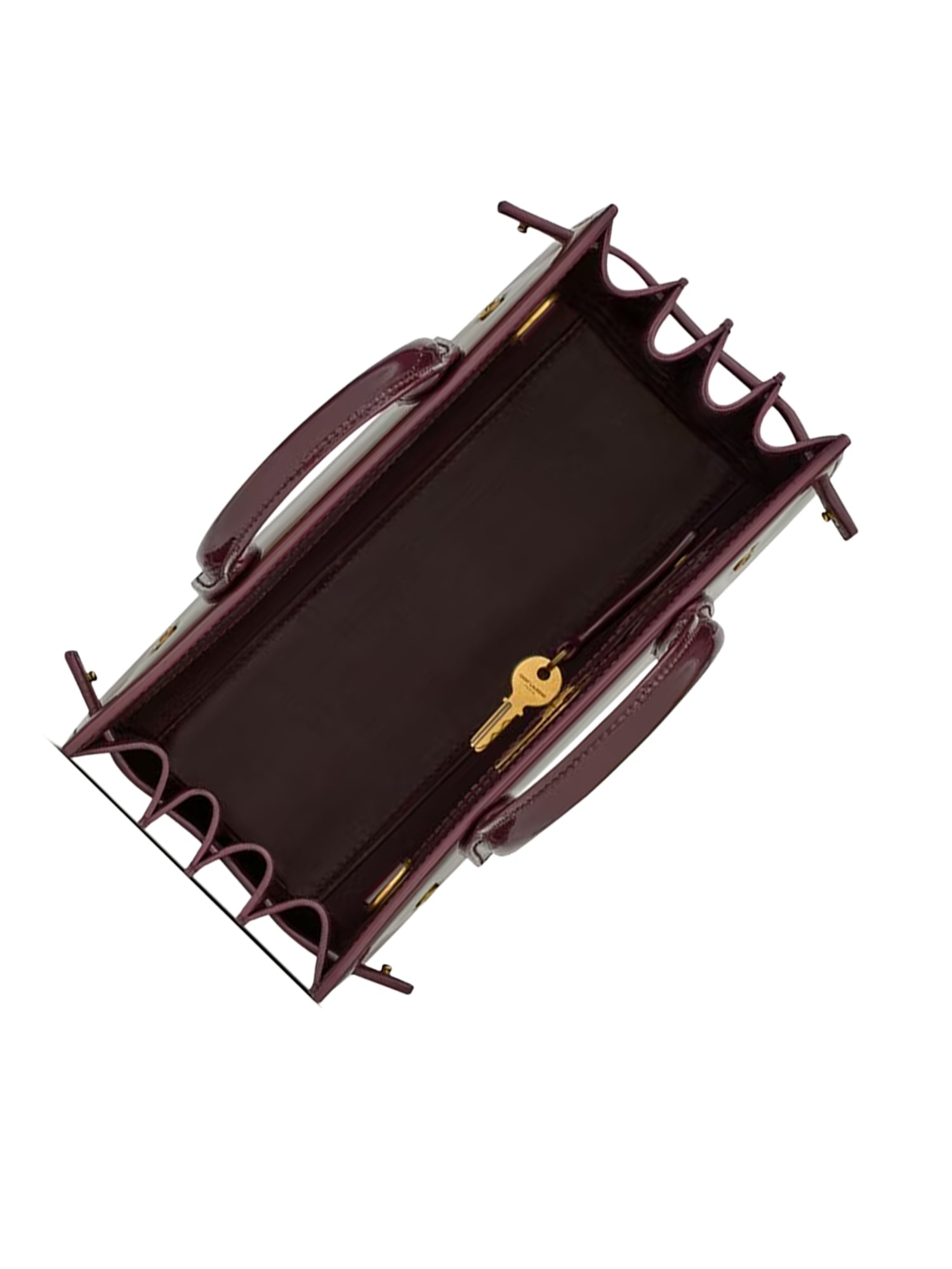 Borsa Sac de Jour in pelle verniciata - Nano 398711 B870W6413 SAINT LAURENT 