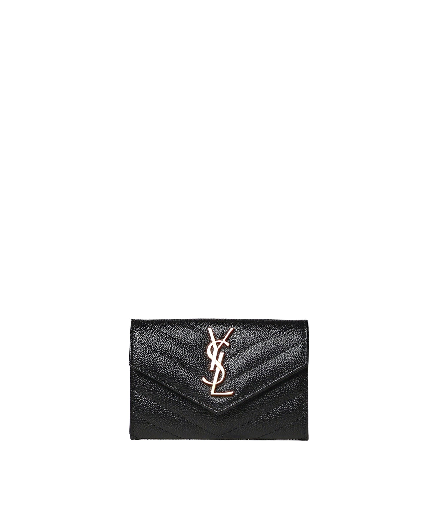 Portafoglio Cassandre Matelassé Envelope in pelle goffrata 414404 BOW011000 SAINT LAURENT 