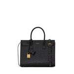 Borsa Sac de Jour in pelle goffrata coccodrillo - Baby 421863 DZEAW1000 SAINT LAURENT 