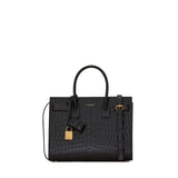 Borsa Sac de Jour in pelle goffrata coccodrillo - Baby 421863 DZEAW1000 SAINT LAURENT 