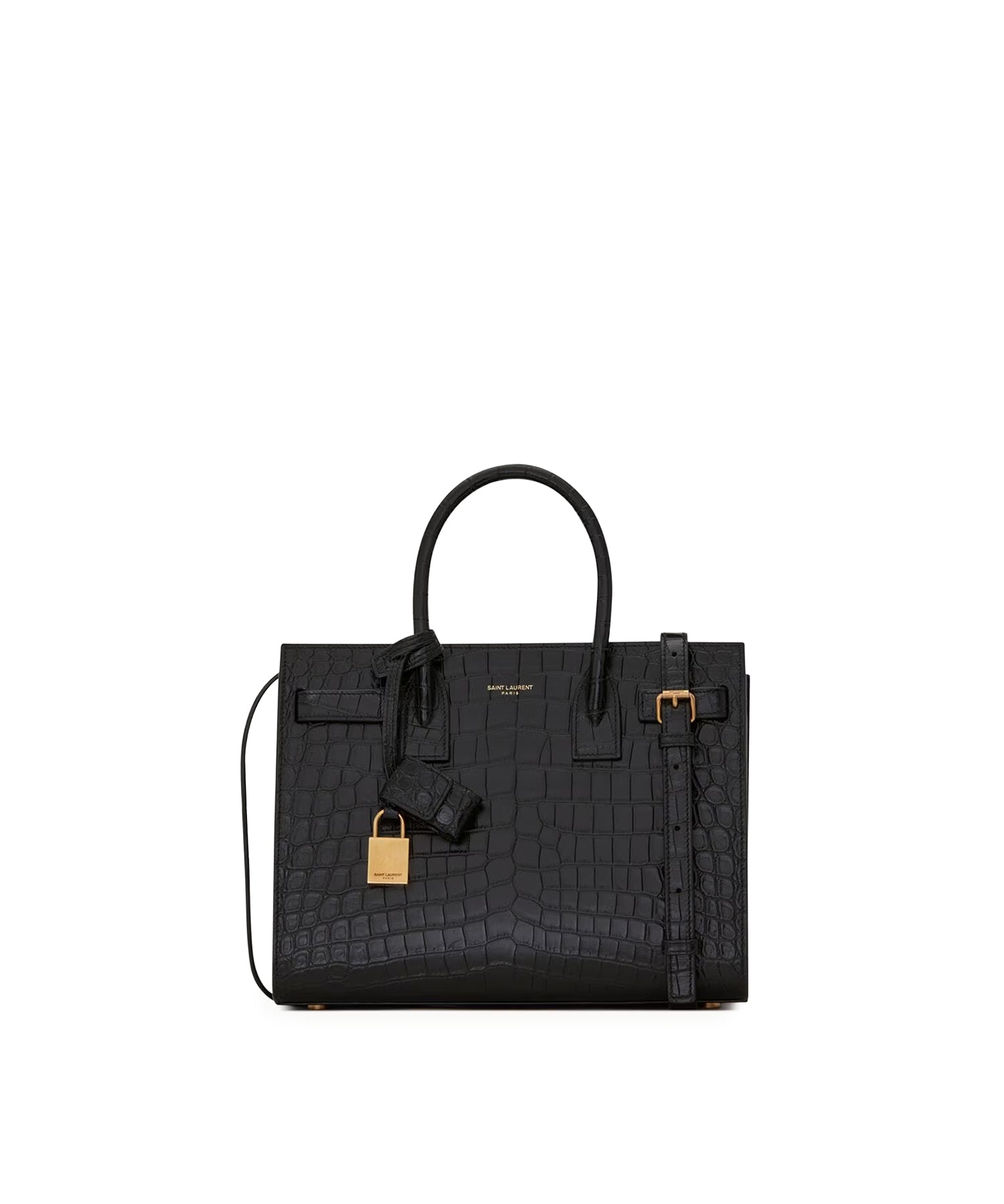 Borsa Sac de Jour in pelle goffrata coccodrillo - Baby 421863 DZEAW1000 SAINT LAURENT 