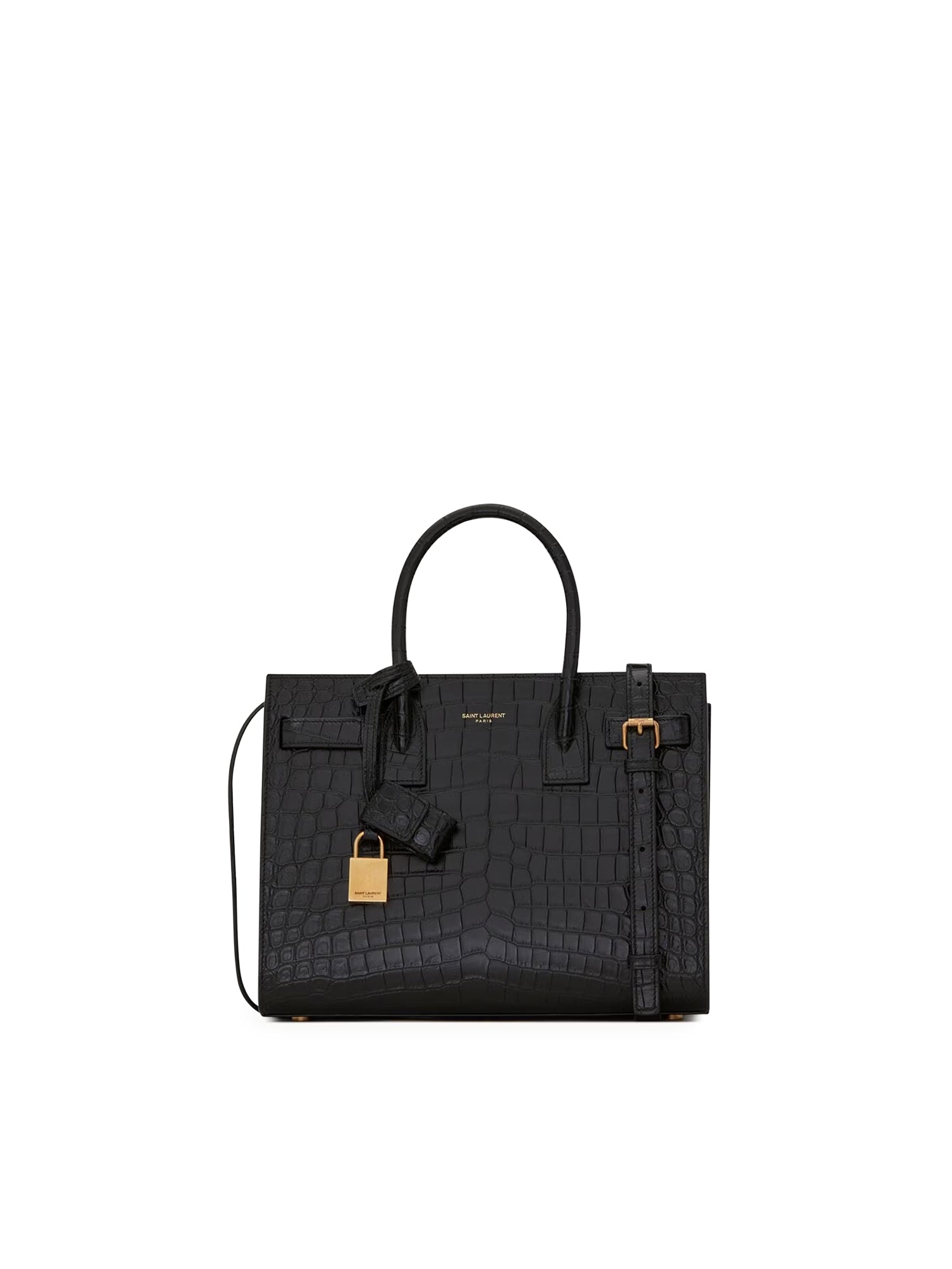 Borsa Sac de Jour in pelle goffrata coccodrillo - Baby 421863 DZEAW1000 SAINT LAURENT 