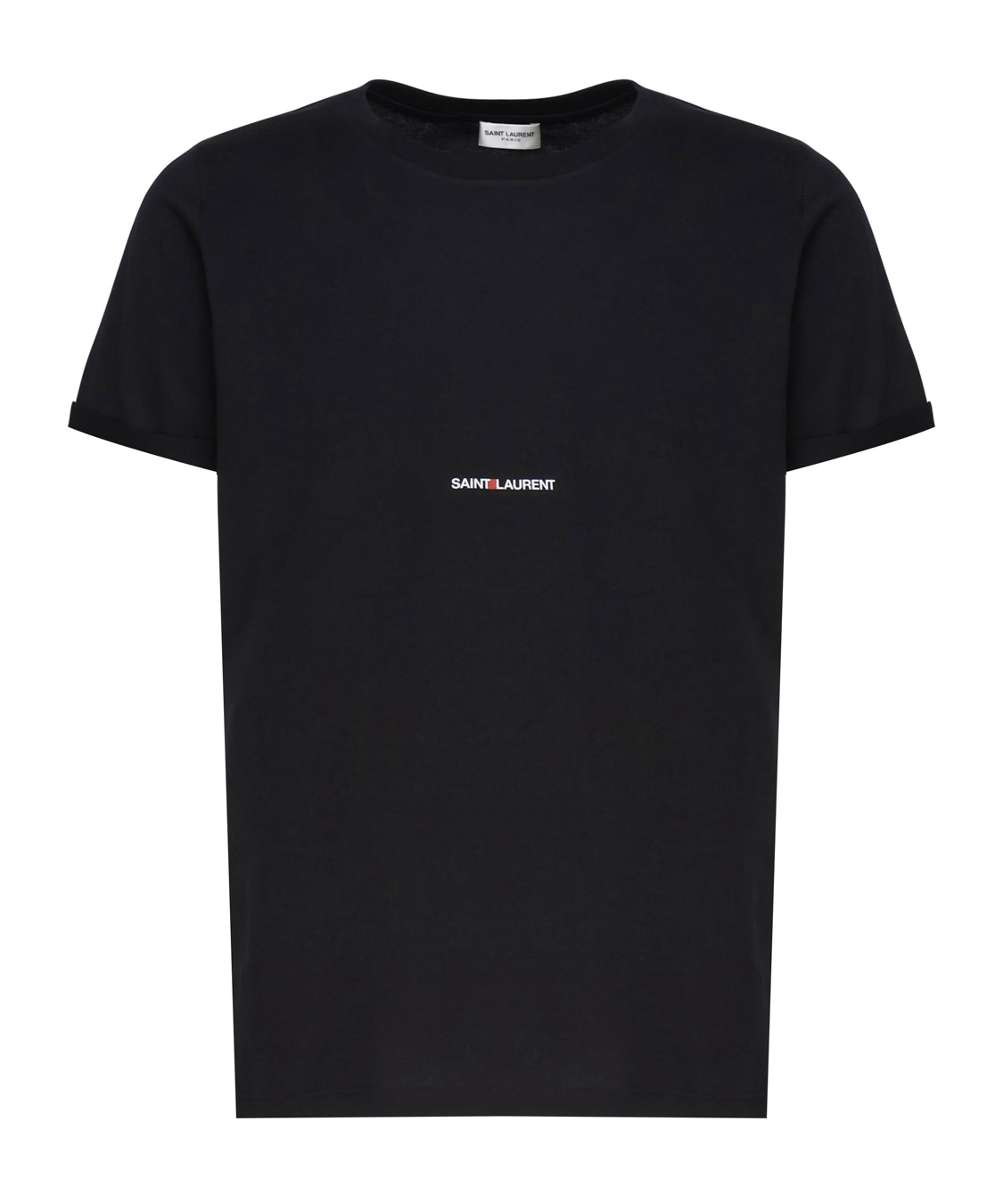 T-shirt logo in cotone 464572 YB2DQ1000 SAINT LAURENT 