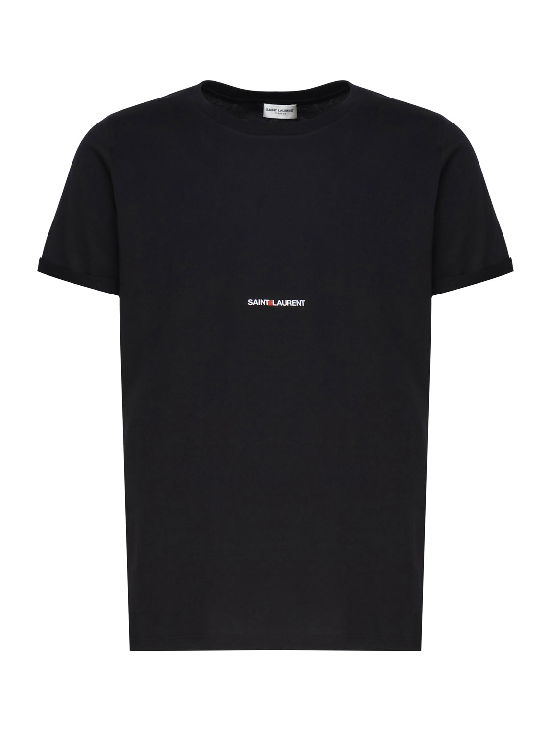 T-shirt logo in cotone 464572 YB2DQ1000 SAINT LAURENT 