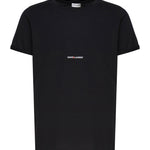 T-shirt logo in cotone 464572 YB2DQ1000 SAINT LAURENT 