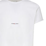 T-shirt in cotone con logo 464572 YB2DQ9000 SAINT LAURENT 