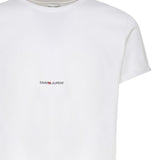 T-shirt in cotone con logo 464572 YB2DQ9000 SAINT LAURENT 