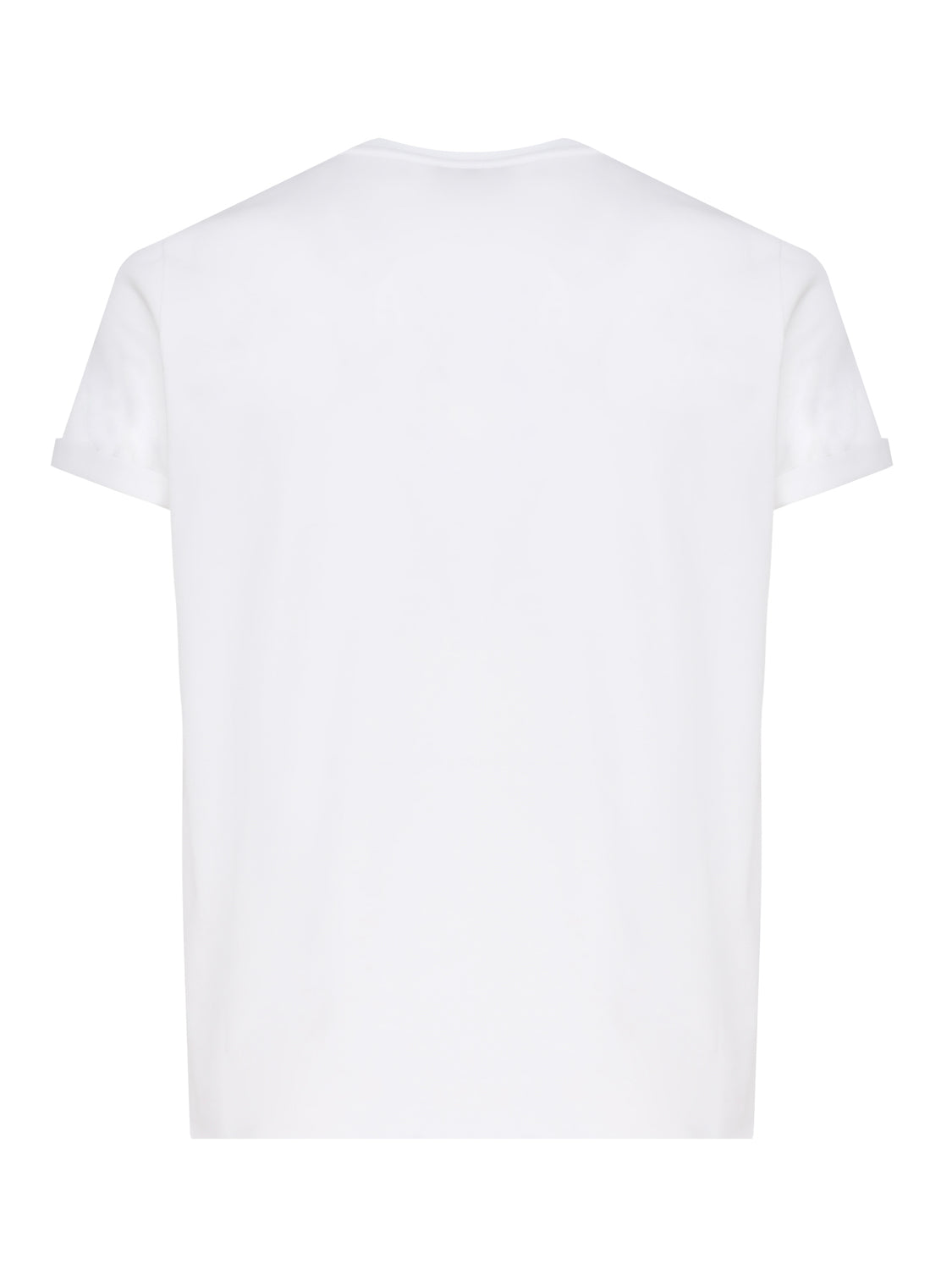 T-shirt in cotone con logo 464572 YB2DQ9000 SAINT LAURENT 