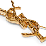 Spilla coccodrillo Cassandre in metallo 470371 Y15008030 SAINT LAURENT 