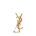 Spilla coccodrillo Cassandre in metallo 470371 Y15008030 SAINT LAURENT 
