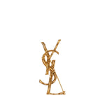 Spilla coccodrillo Cassandre in metallo 470371 Y15008030 SAINT LAURENT 