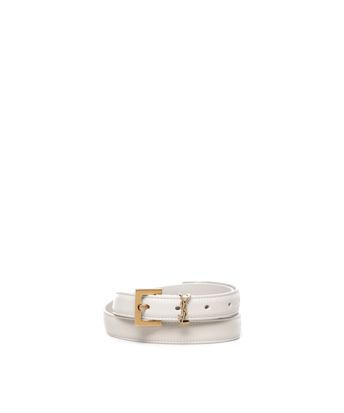 Cintura sottile Cassandre in pelle 554465 BOO0W9207 SAINT LAURENT 