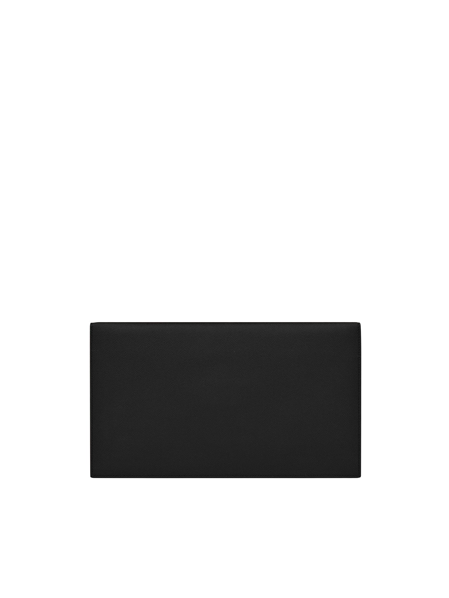 Pochette Uptown in pelle goffrata grain de poudre 565739 1GF0J1000 SAINT LAURENT 