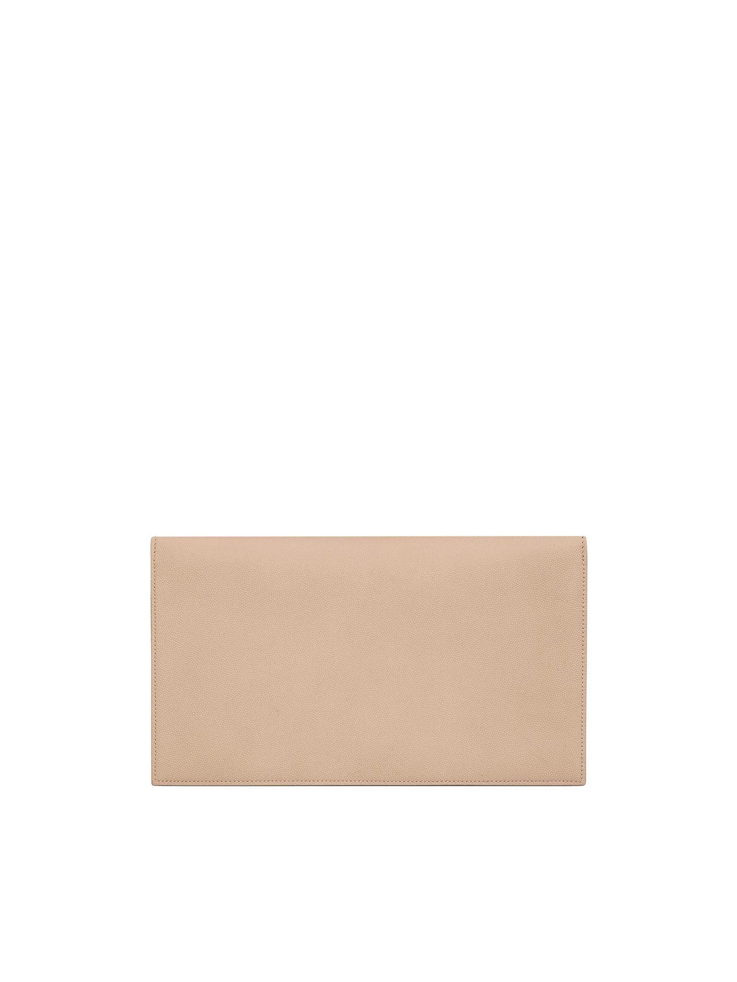 Pochette Uptown in pelle goffrata grain de poudre<BR/> 565739 1GF0J2721 SAINT LAURENT 