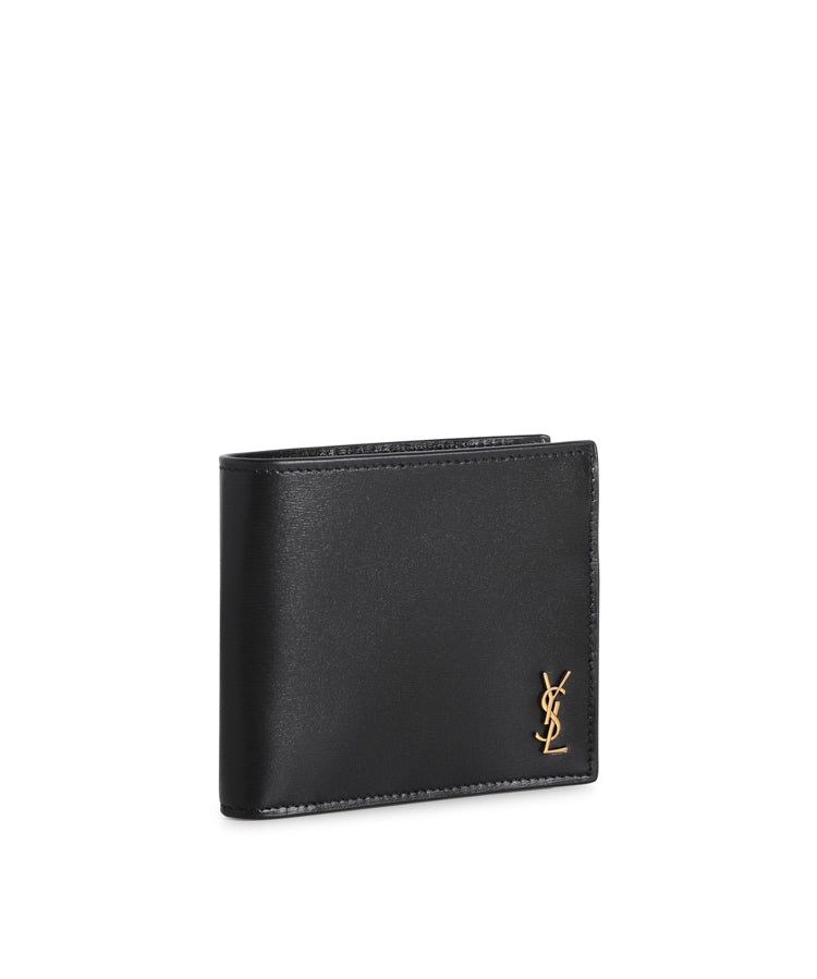 Portafoglio cassandre east/west in pelle lucida 607727 02G0W1000 SAINT LAURENT 