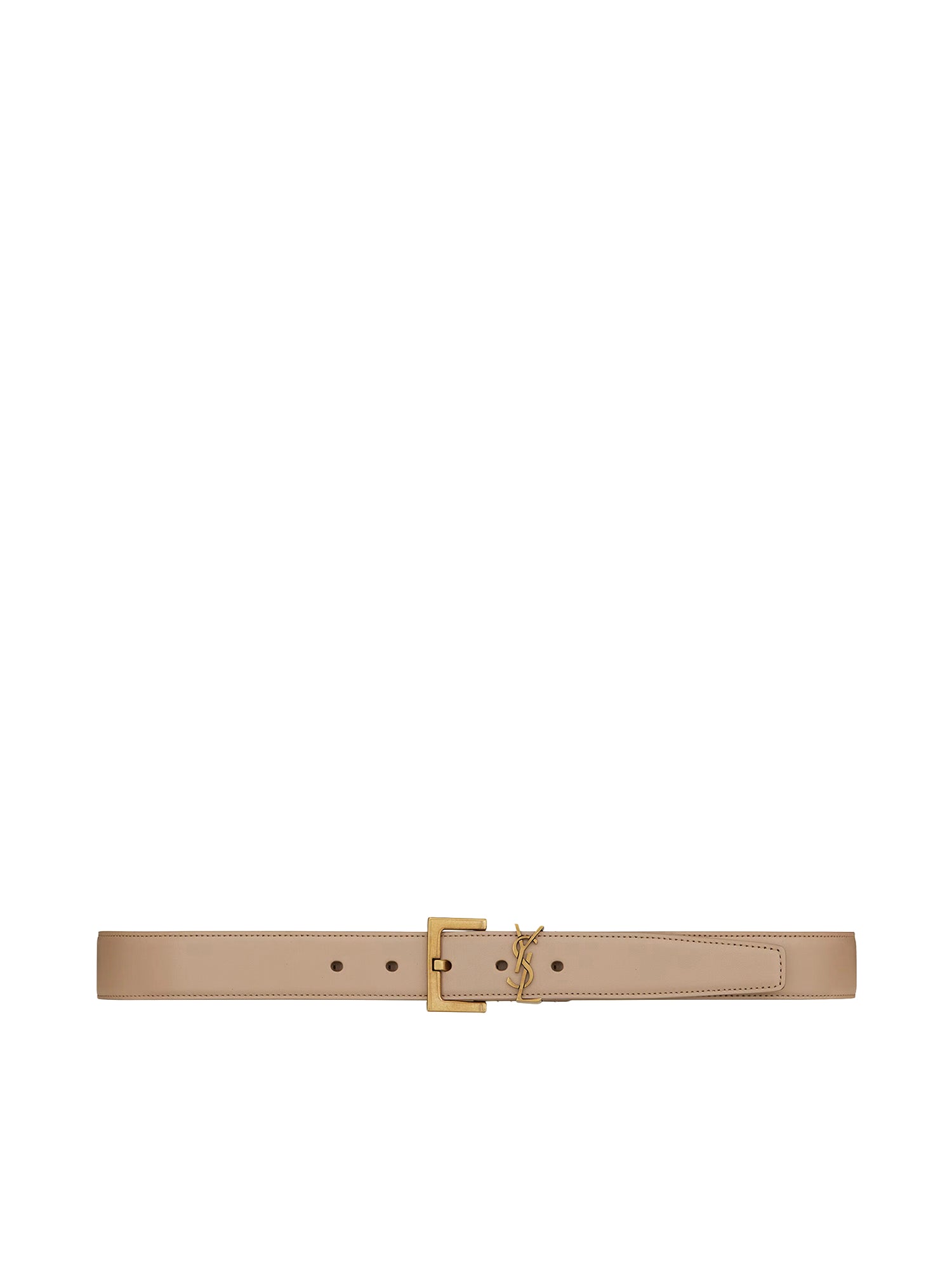 Cintura Cassandre in pelle lucida<BR/> 634437 BOO0W2721 SAINT LAURENT 