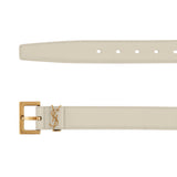 Cintura cassandre in pelle lucida 634437 BOO0W9207 SAINT LAURENT 