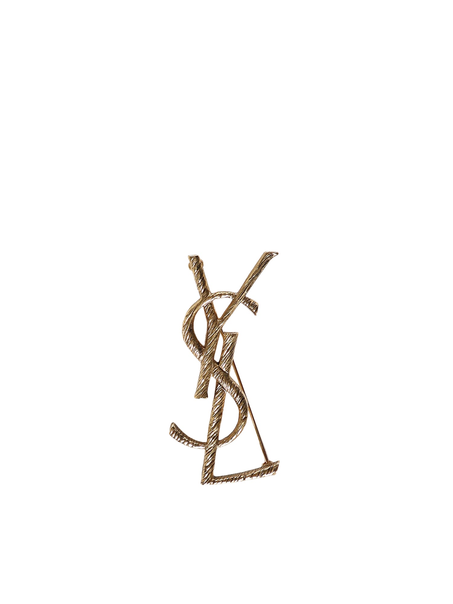 Spilla Cassandre in metallo 670466 Y15008069 SAINT LAURENT 