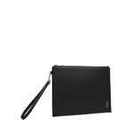 Porta tablet con logo in pelle 683827 1JB0E1000 SAINT LAURENT 