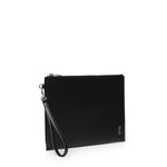 Porta tablet con logo in pelle 683827 1JB0E1000 SAINT LAURENT 