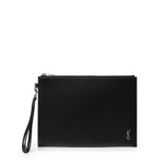 Porta tablet con logo in pelle 683827 1JB0E1000 SAINT LAURENT 