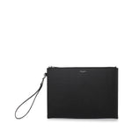 Porta tablet Saint Laurent Paris in pelle goffrata grain de poudre 683865 BTY0N1000 SAINT LAURENT 