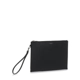 Porta tablet Saint Laurent Paris in pelle goffrata grain de poudre 683865 BTY0N1000 SAINT LAURENT 