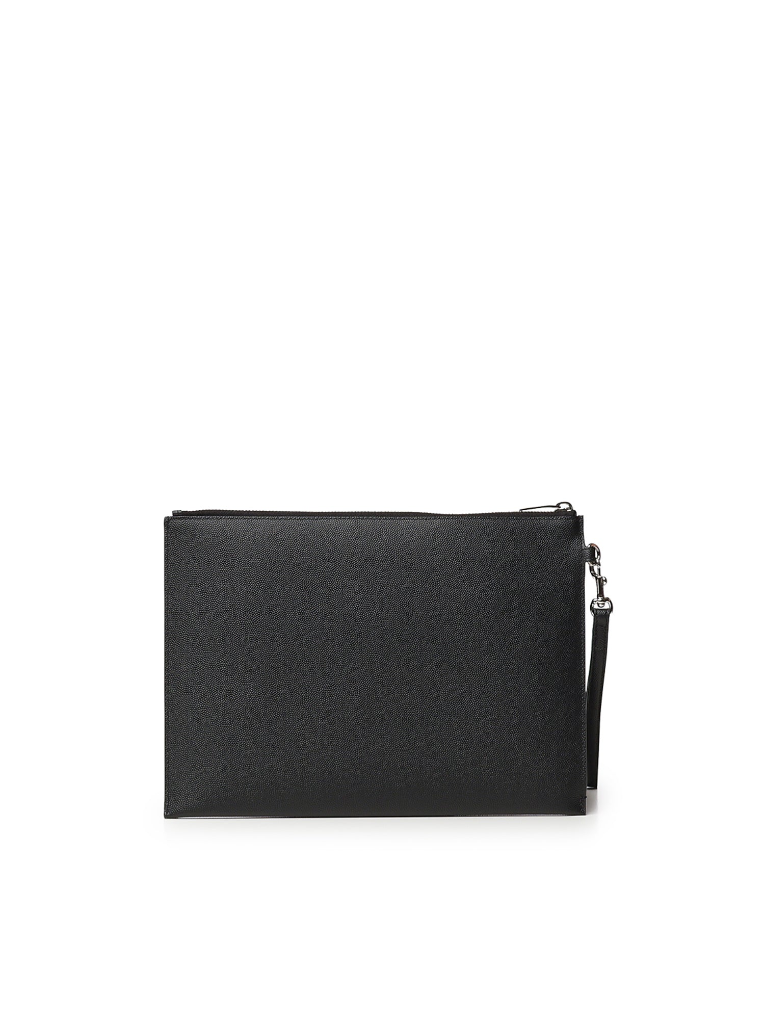 Porta tablet Saint Laurent Paris in pelle goffrata grain de poudre 683865 BTY0N1000 SAINT LAURENT 