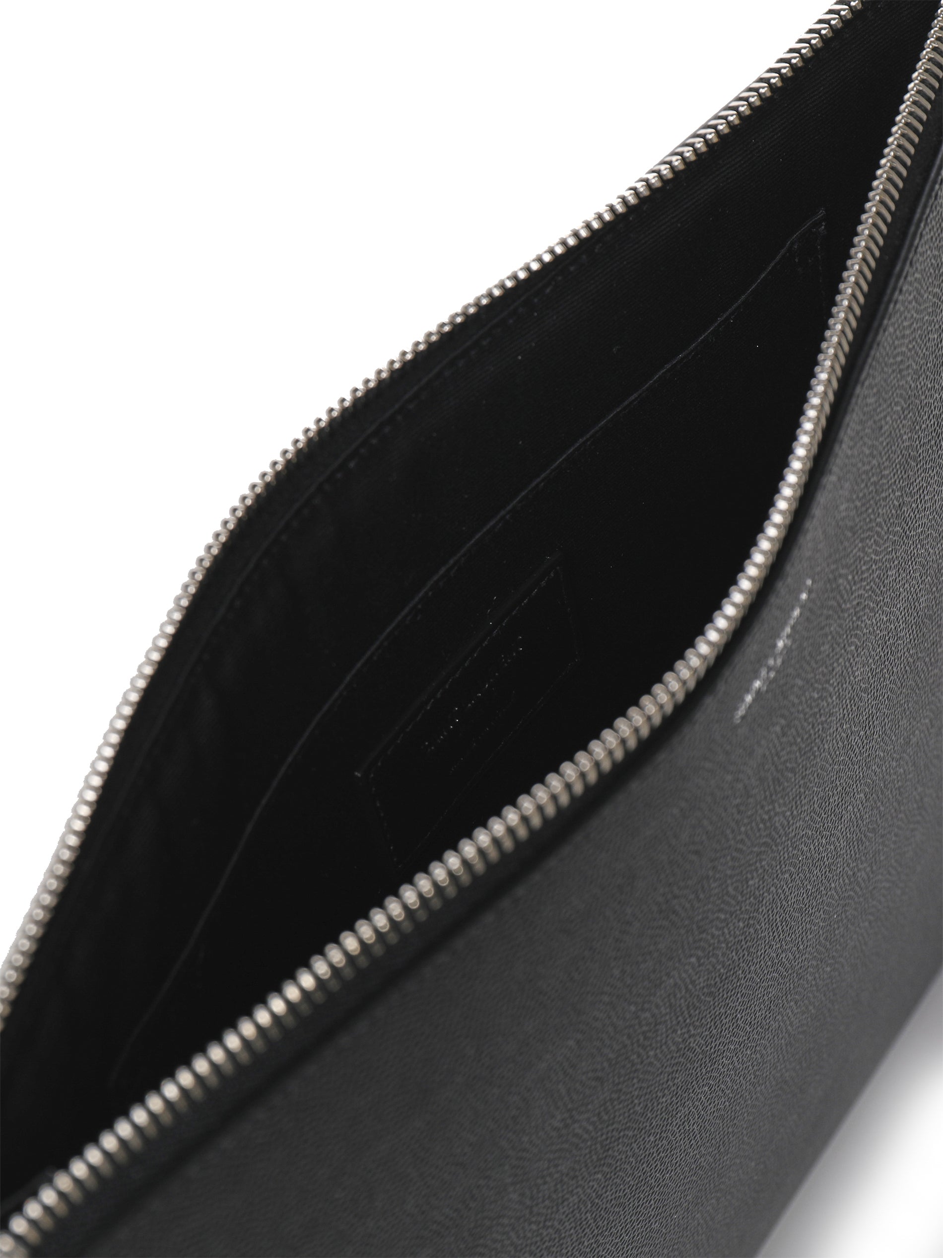 Porta tablet Saint Laurent Paris in pelle goffrata grain de poudre 683865 BTY0N1000 SAINT LAURENT 