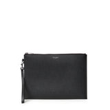 Porta tablet Saint Laurent Paris in pelle goffrata grain de poudre 683865 BTY0N1000 SAINT LAURENT 