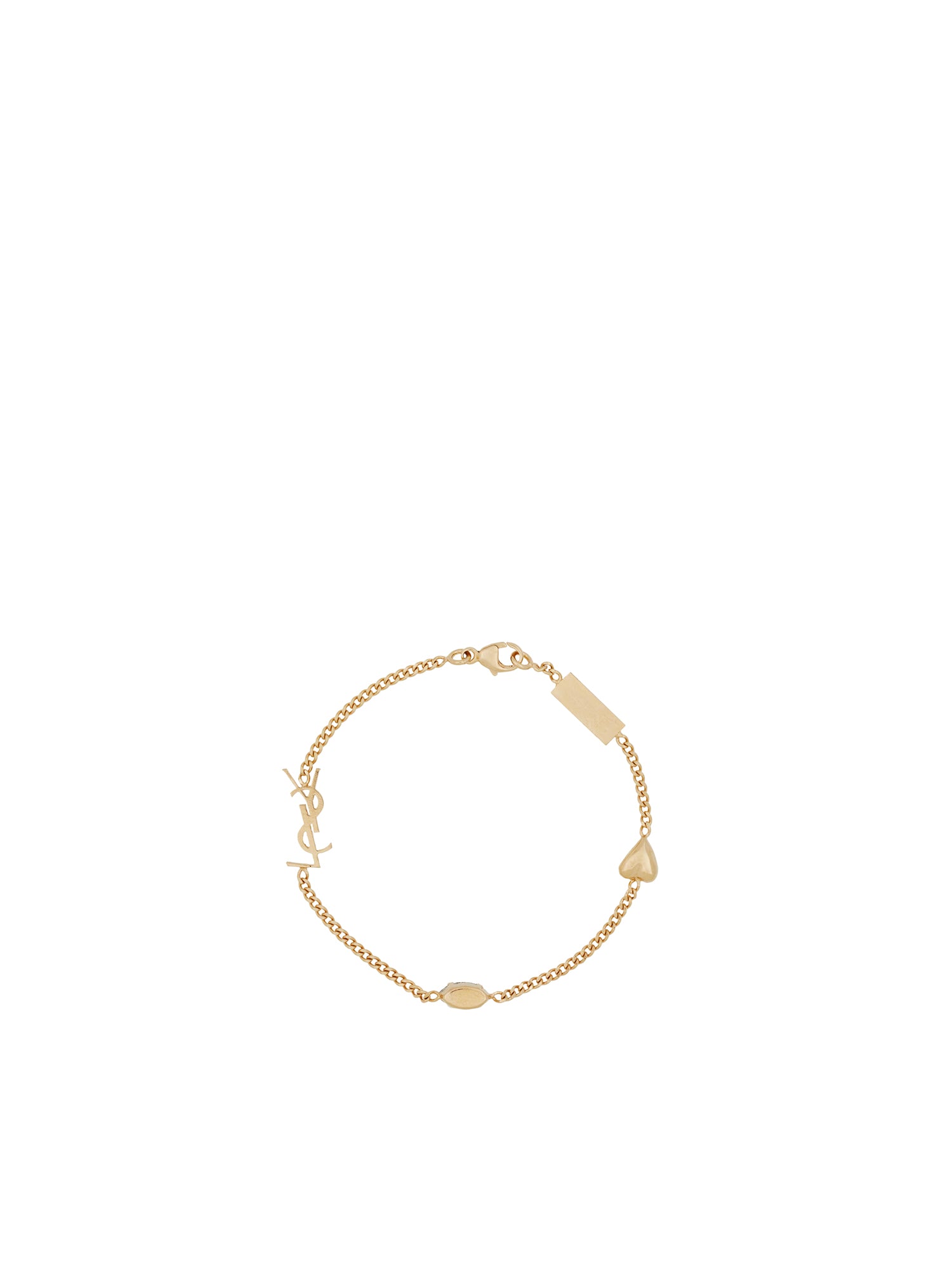 Bracciale con charm a cuore Cassandre 701950 Y15269137 SAINT LAURENT 