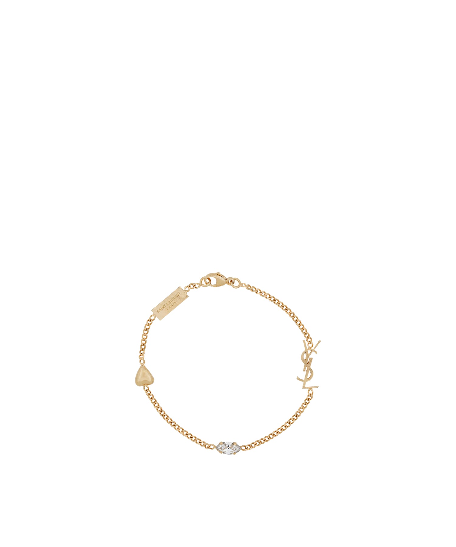 Bracciale con charm a cuore Cassandre 701950 Y15269137 SAINT LAURENT 