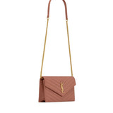 Portafogli con catena Envelope Cassandre in pelle 742920 AAA445922 SAINT LAURENT 
