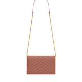 Portafogli con catena Envelope Cassandre in pelle 742920 AAA445922 SAINT LAURENT 