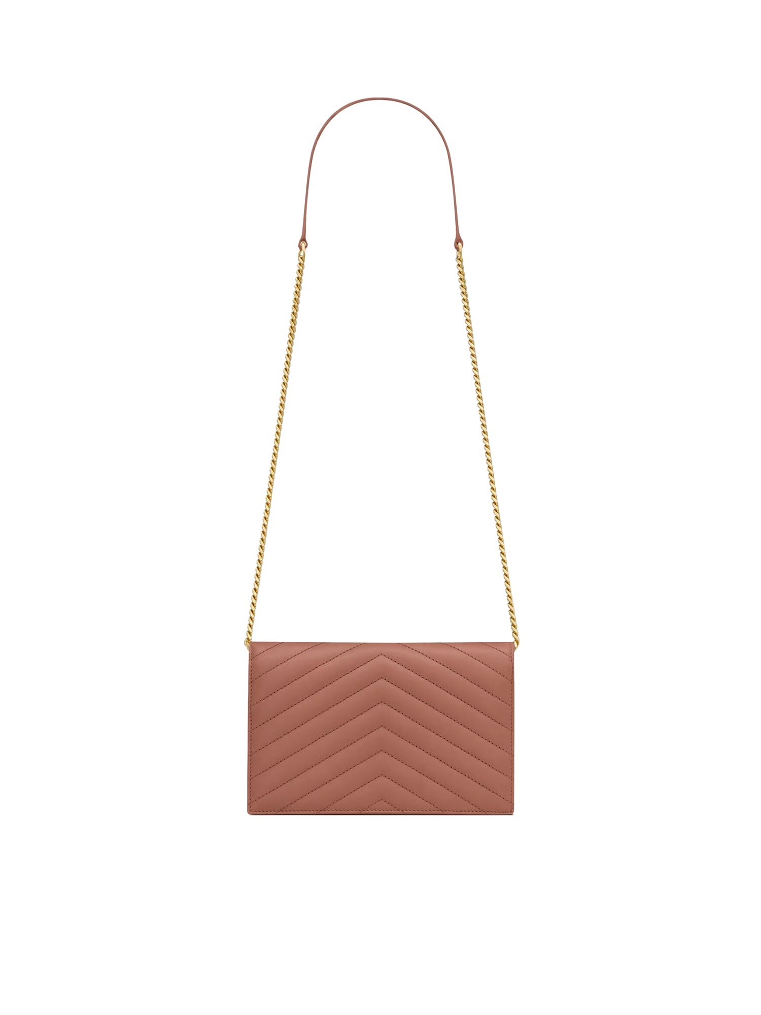Portafogli con catena Envelope Cassandre in pelle 742920 AAA445922 SAINT LAURENT 
