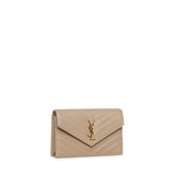 Pochette Envelope con catena Cassandre in pelle 742920 BOW012721 SAINT LAURENT 