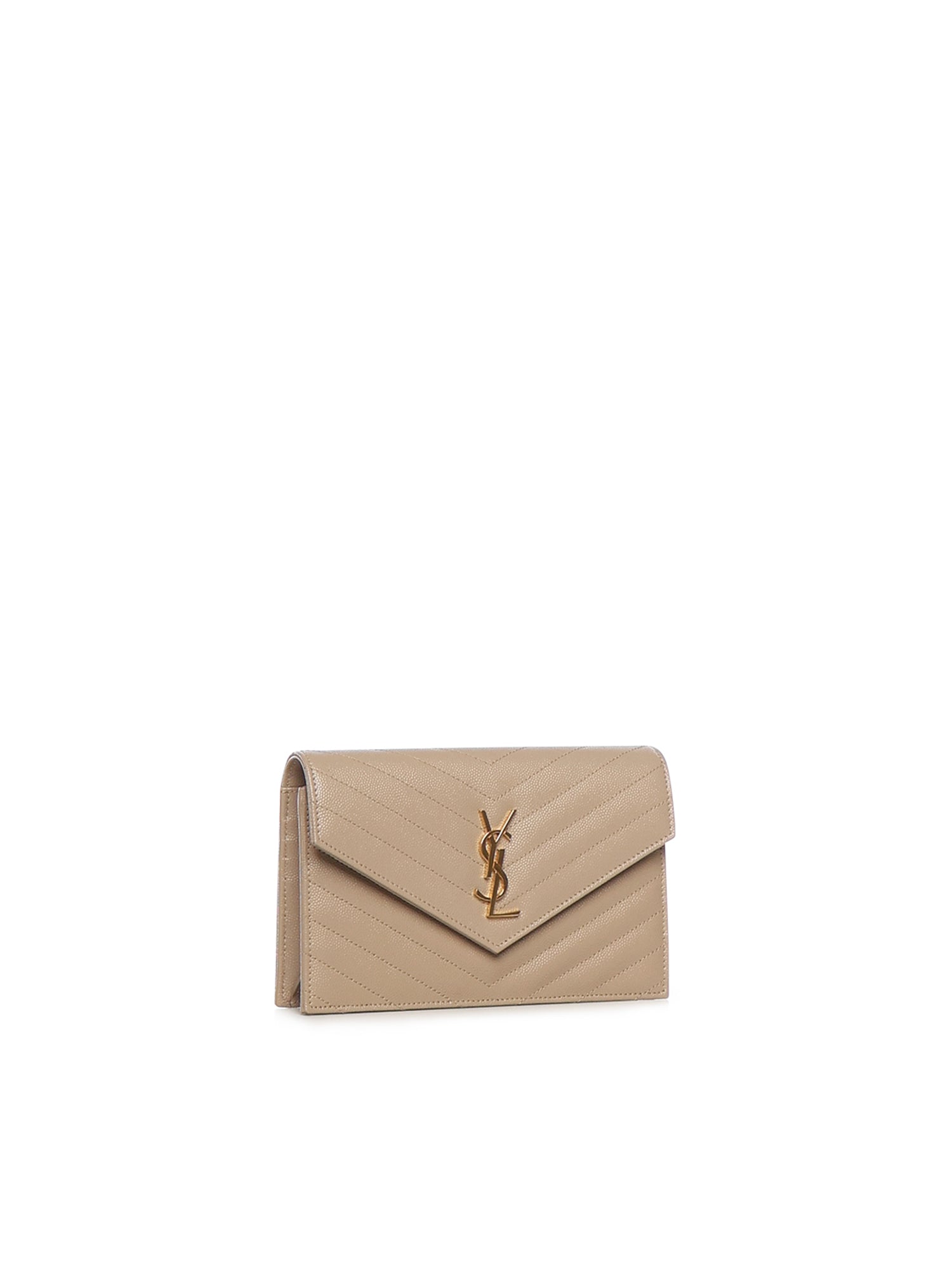 Pochette Envelope con catena Cassandre in pelle 742920 BOW012721 SAINT LAURENT 