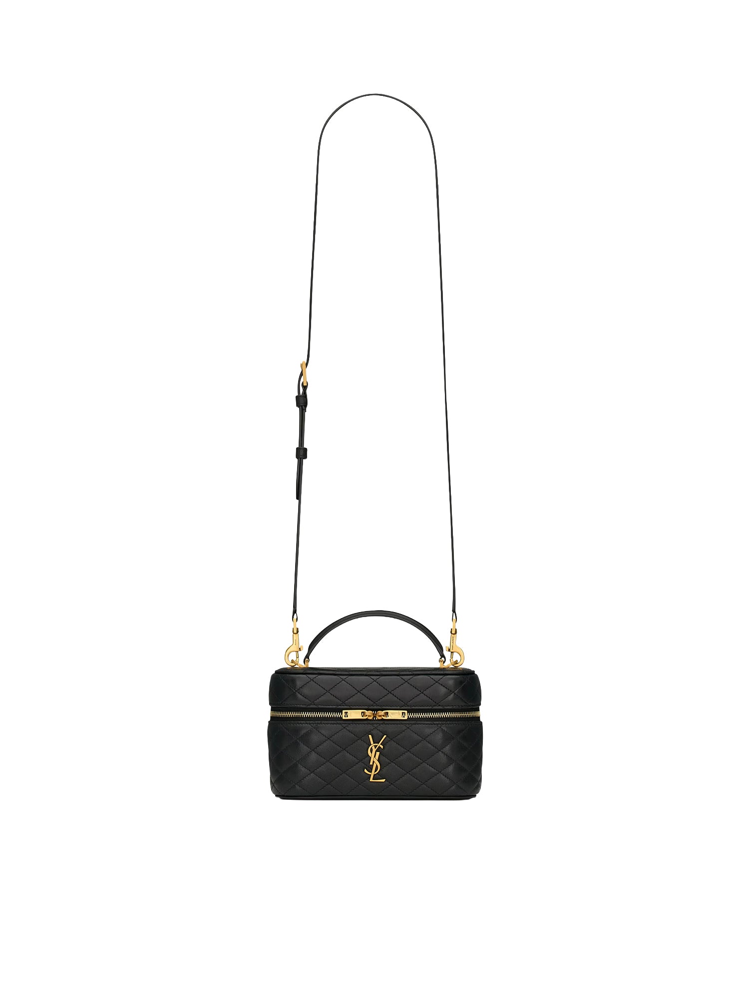 Borsa Gaby Vanity in pelle di agnello 766731 1EL071000 SAINT LAURENT 